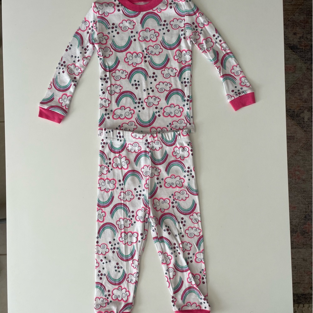 Kidgets Pink and White Floral Kids One Piece
